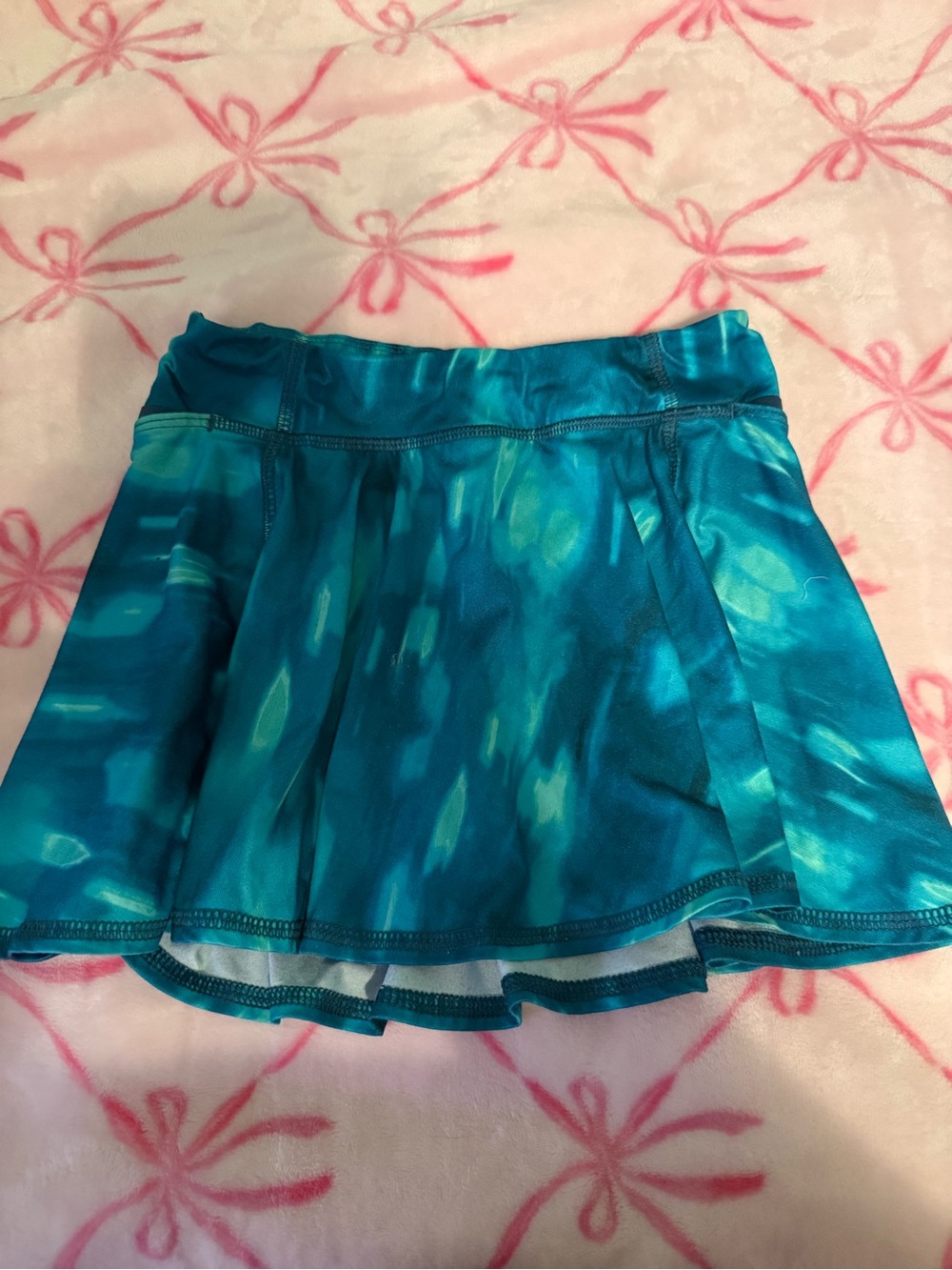 all in motion Teal and Aqua Printed Active Skort